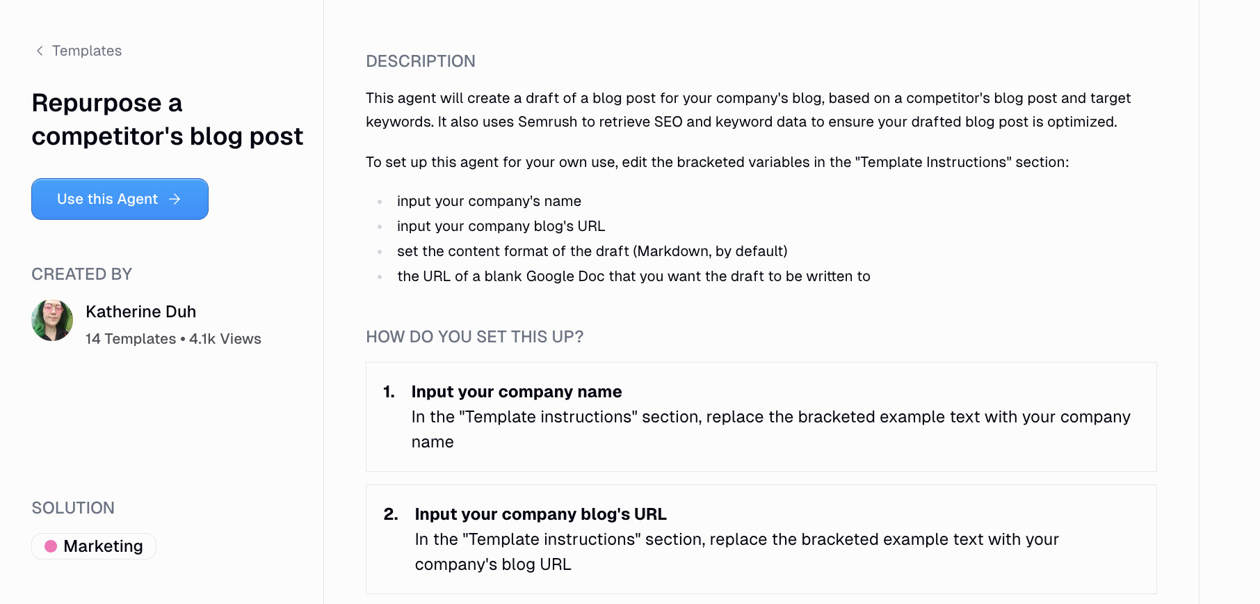 Repurpose a blog post