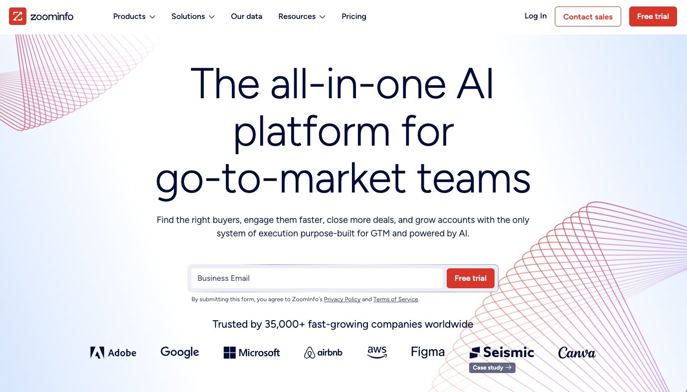 Zoominfo platform