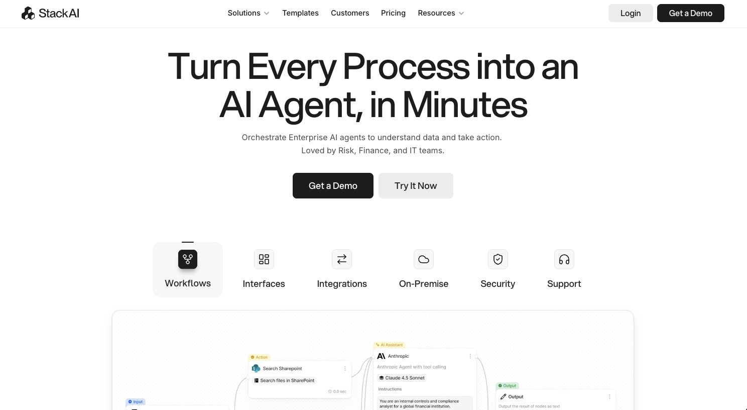 StackAI agent framework