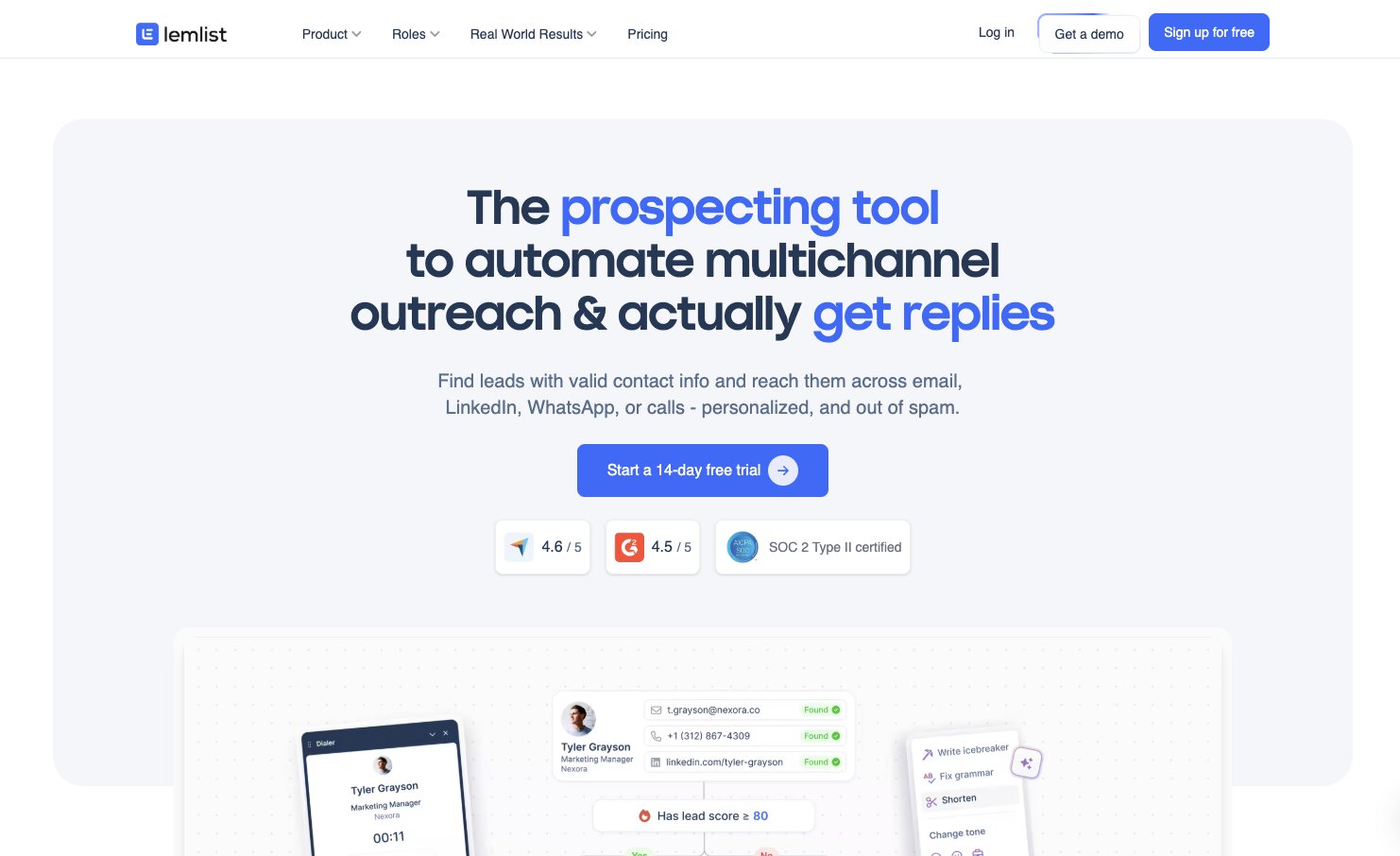 Lemlist outreach tool