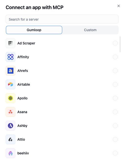 Integrating tools in Gumloop