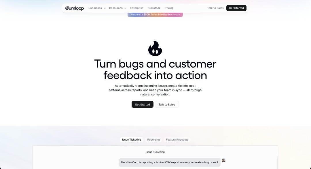 Gumloop AI agents for customer support