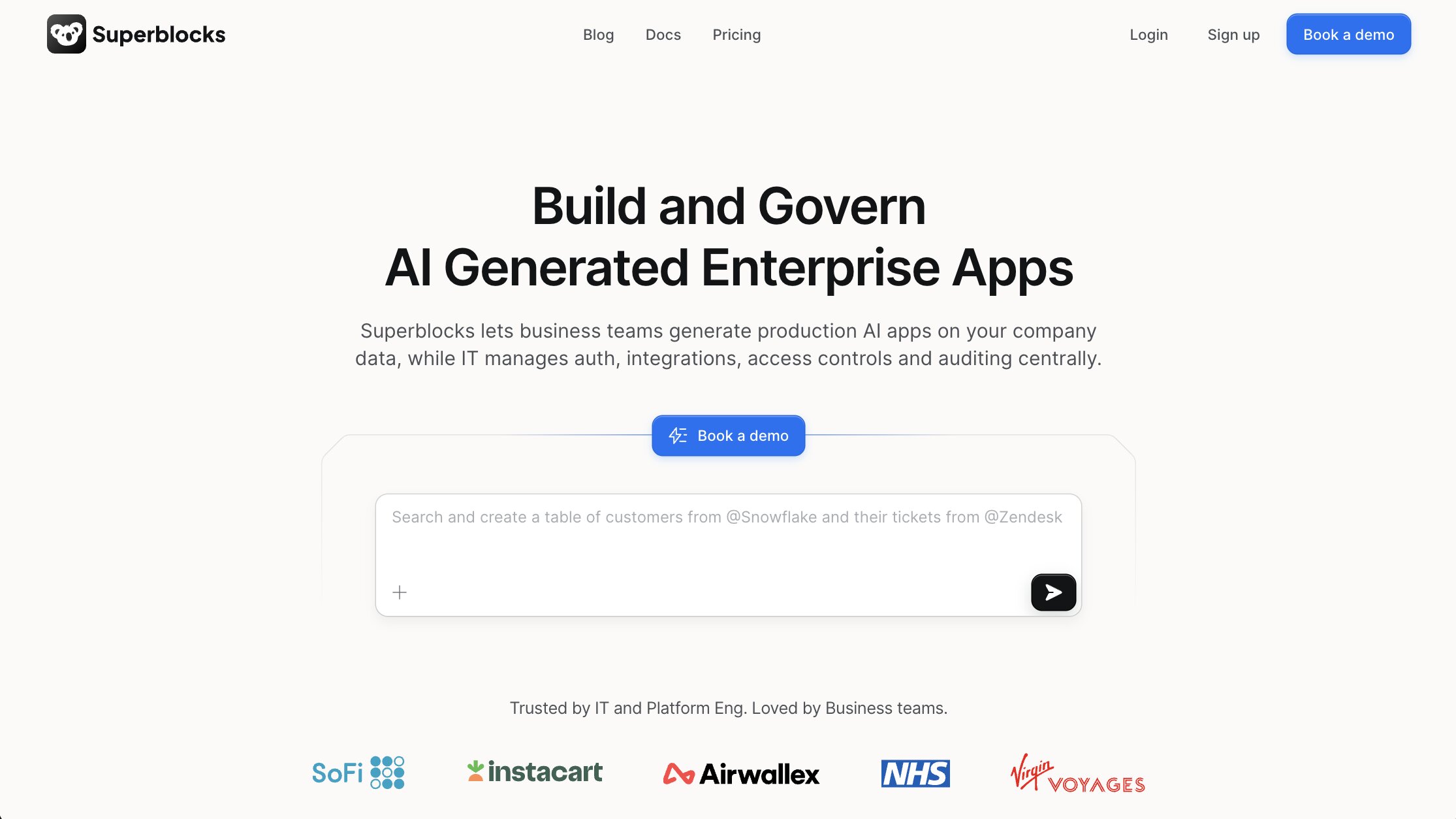Superblocks AI apps