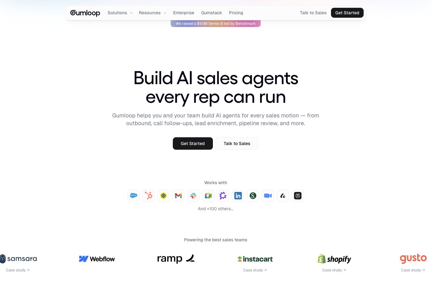Gumloop sales agents