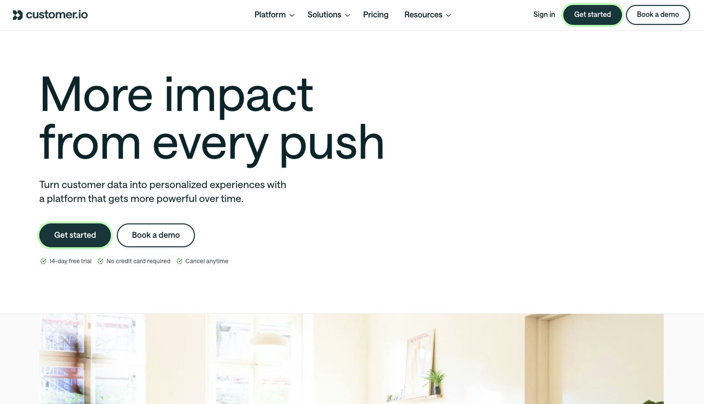 Customer.io lifecycle marketing platform