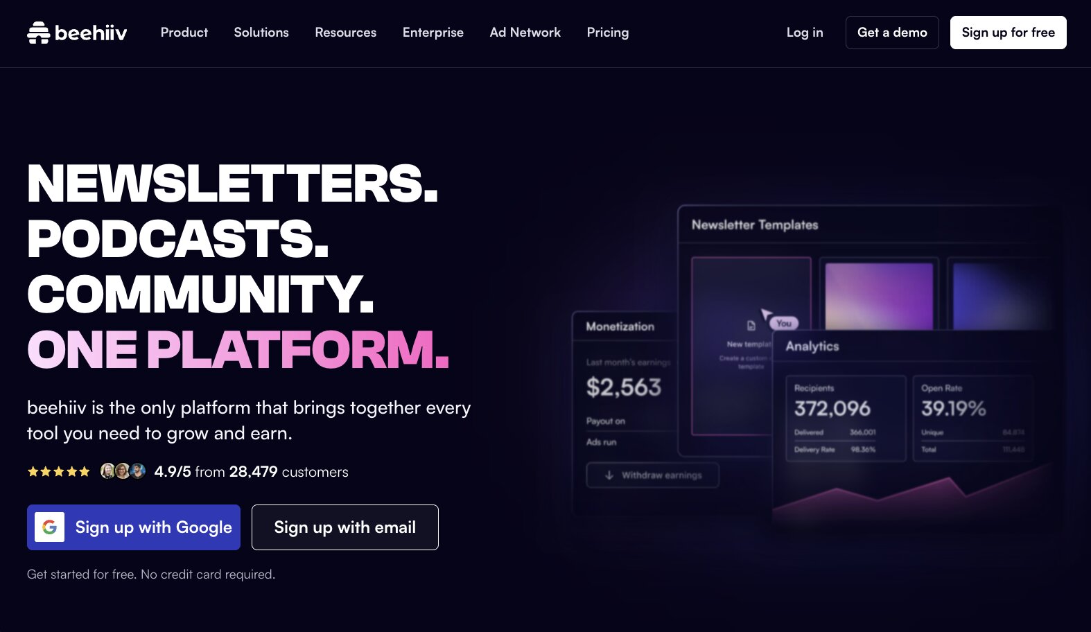beehiiv newsletter automation platform