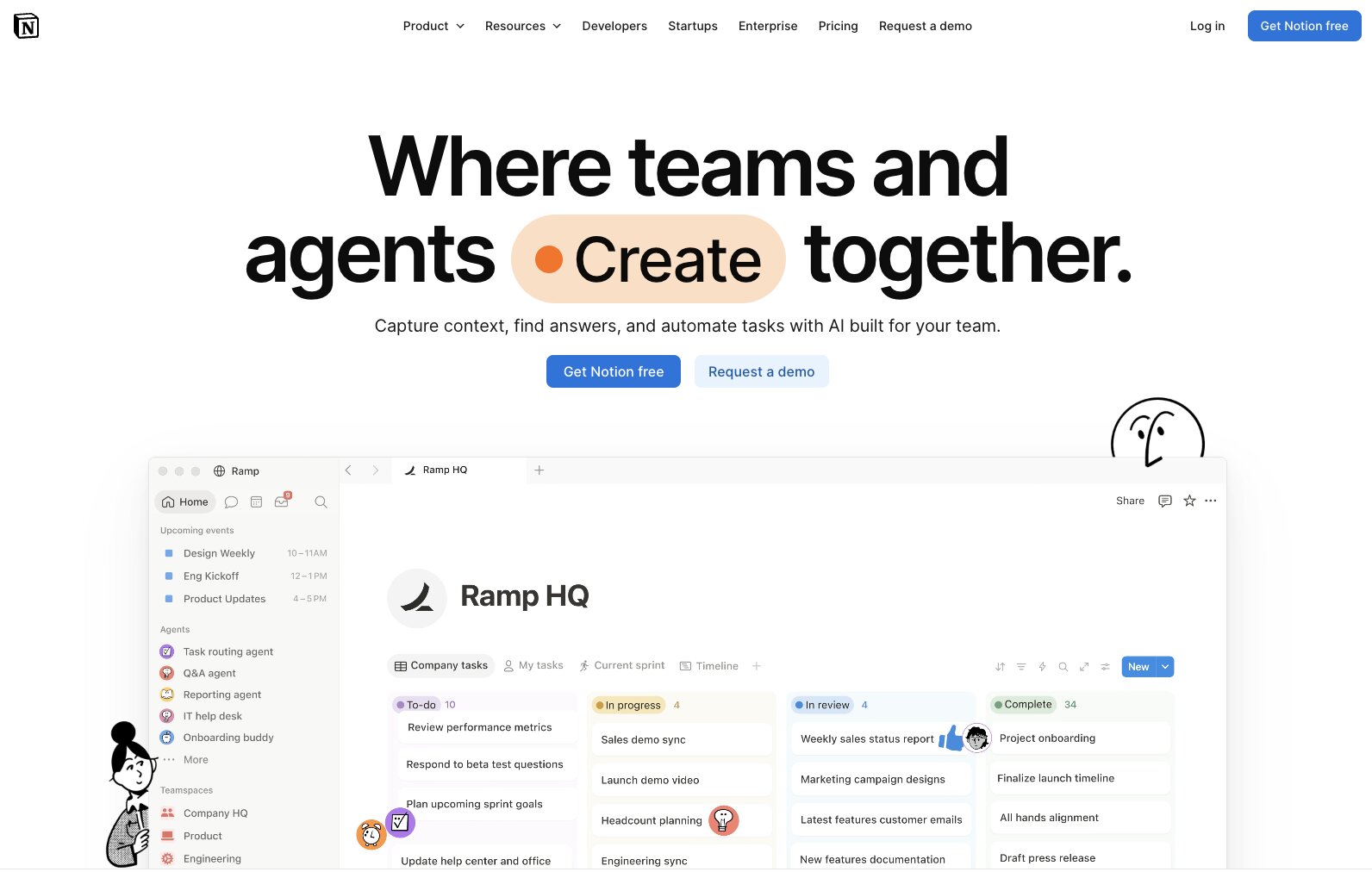 Notion Ai agents