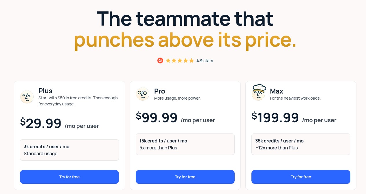 Lindy AI pricing