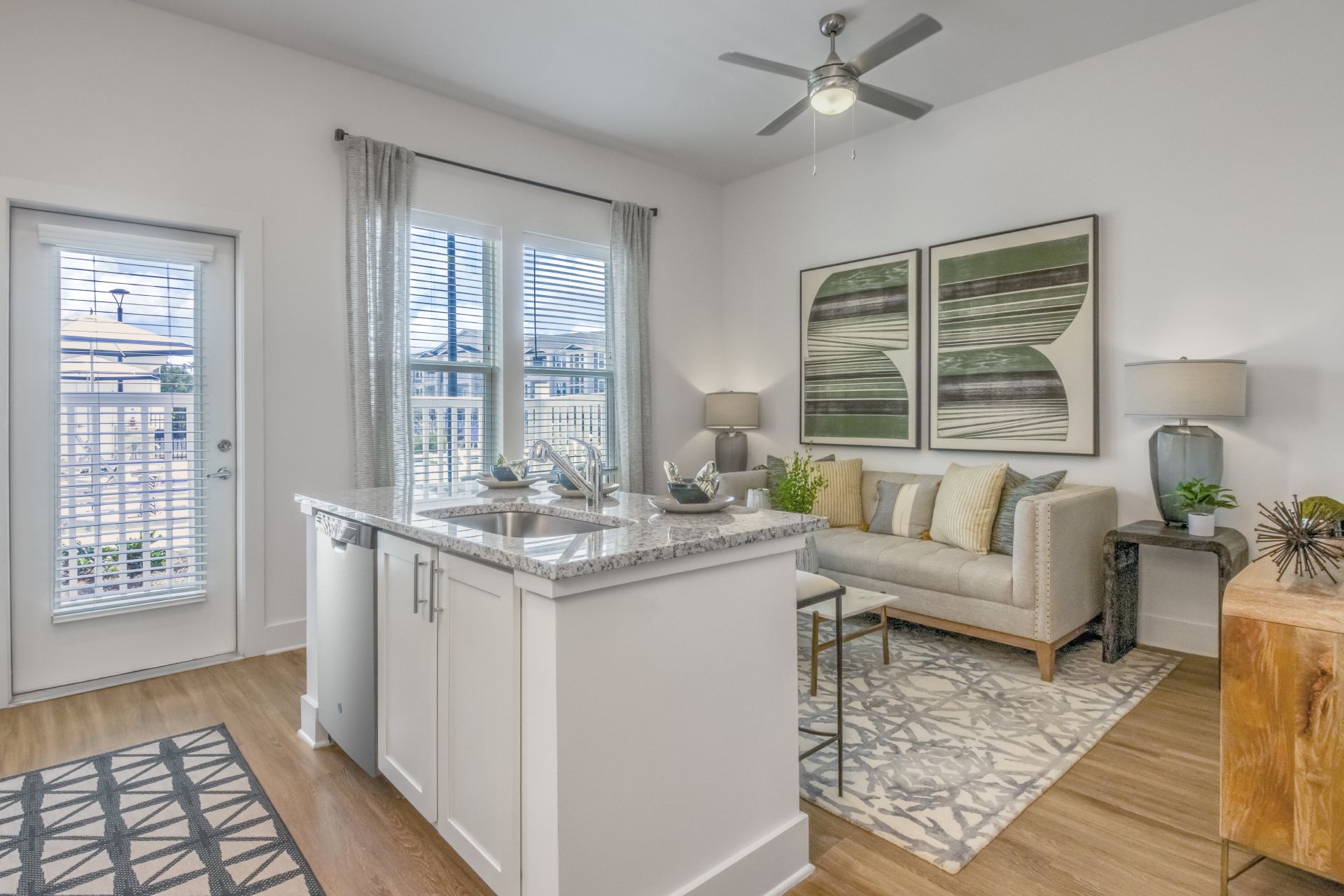The Mason at Six Mile Creek — living area