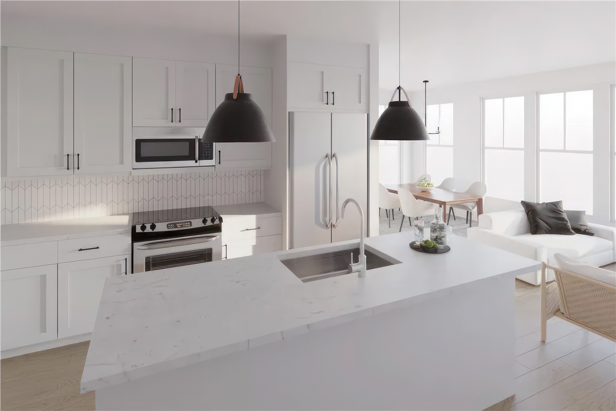 The Jane at South End Condos — living area