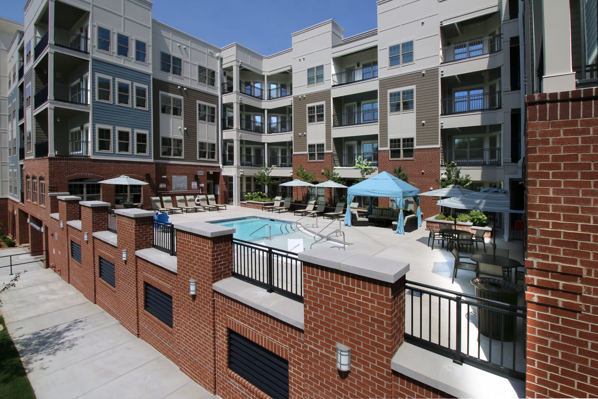 Cedar Flats Apartments — pool deck