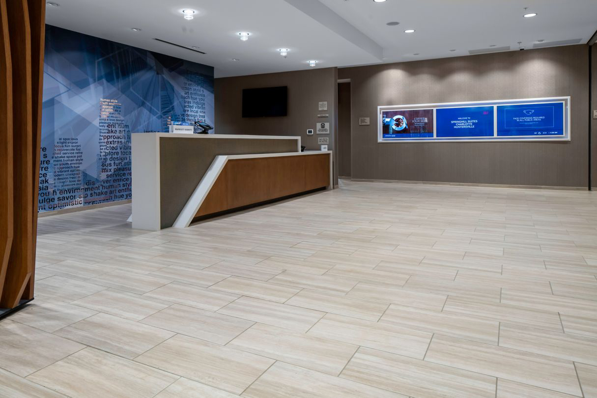 SpringHill Suites Huntersville — lobby front desk