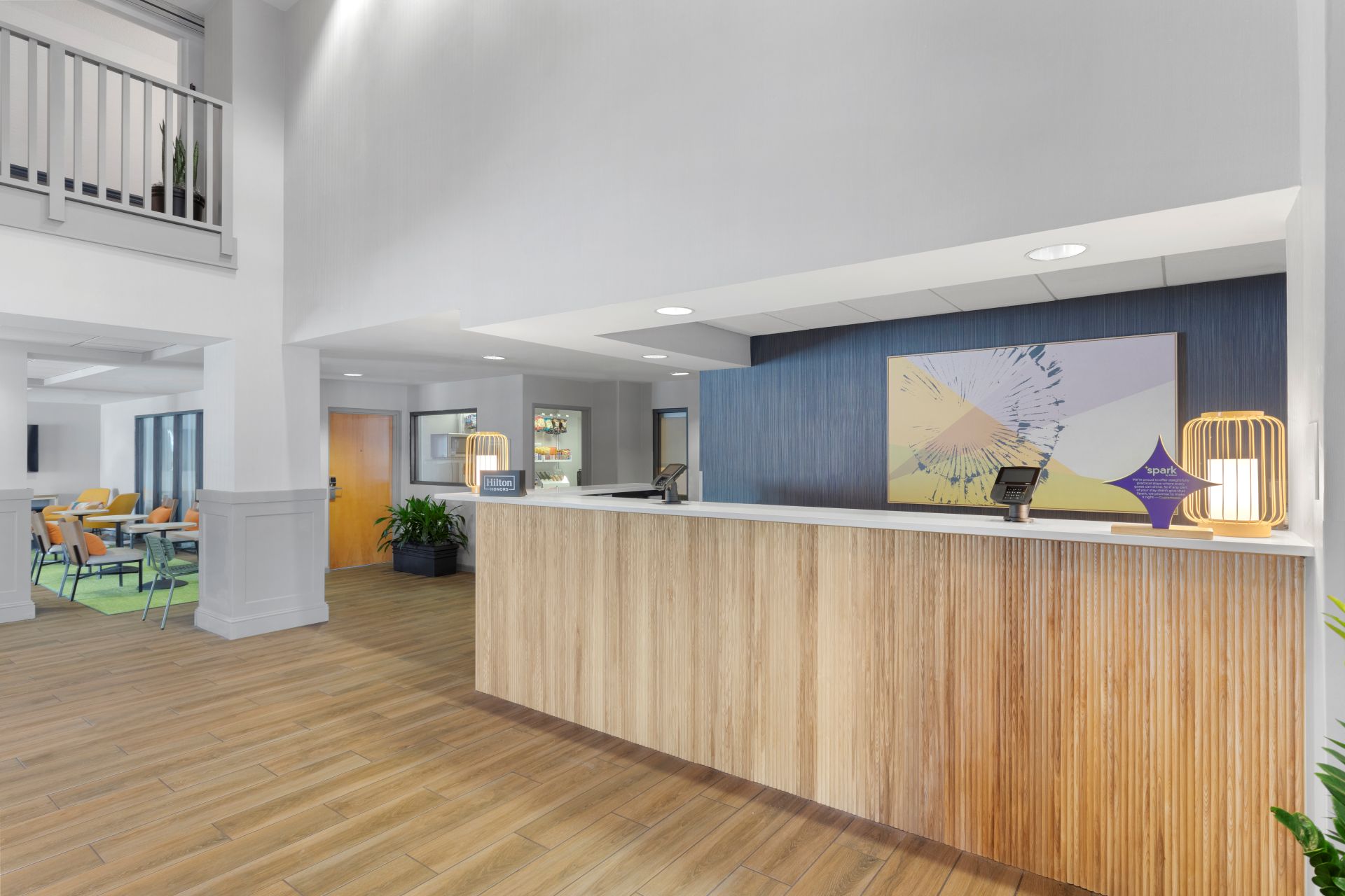 SPARK by Hilton Greensboro — front desk