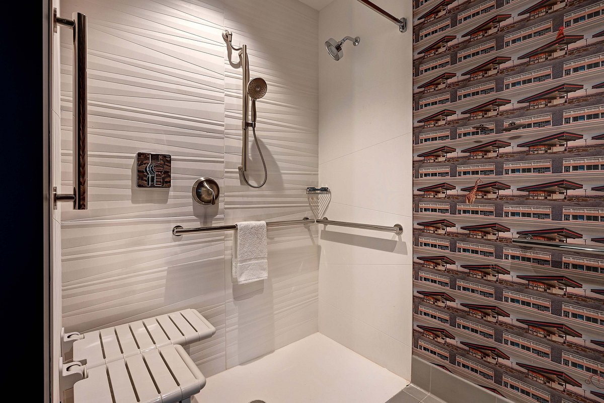 Aloft Hotel — guest room shower