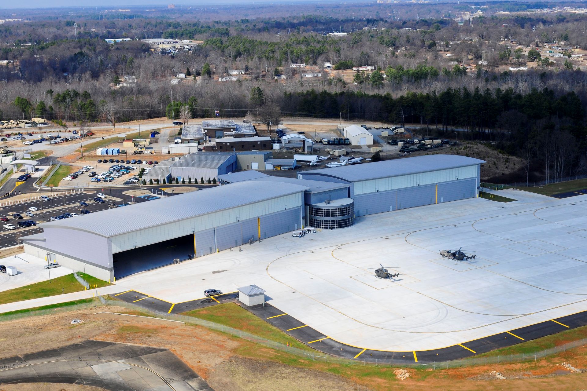 Army Aviation Support Facility — aerial view
