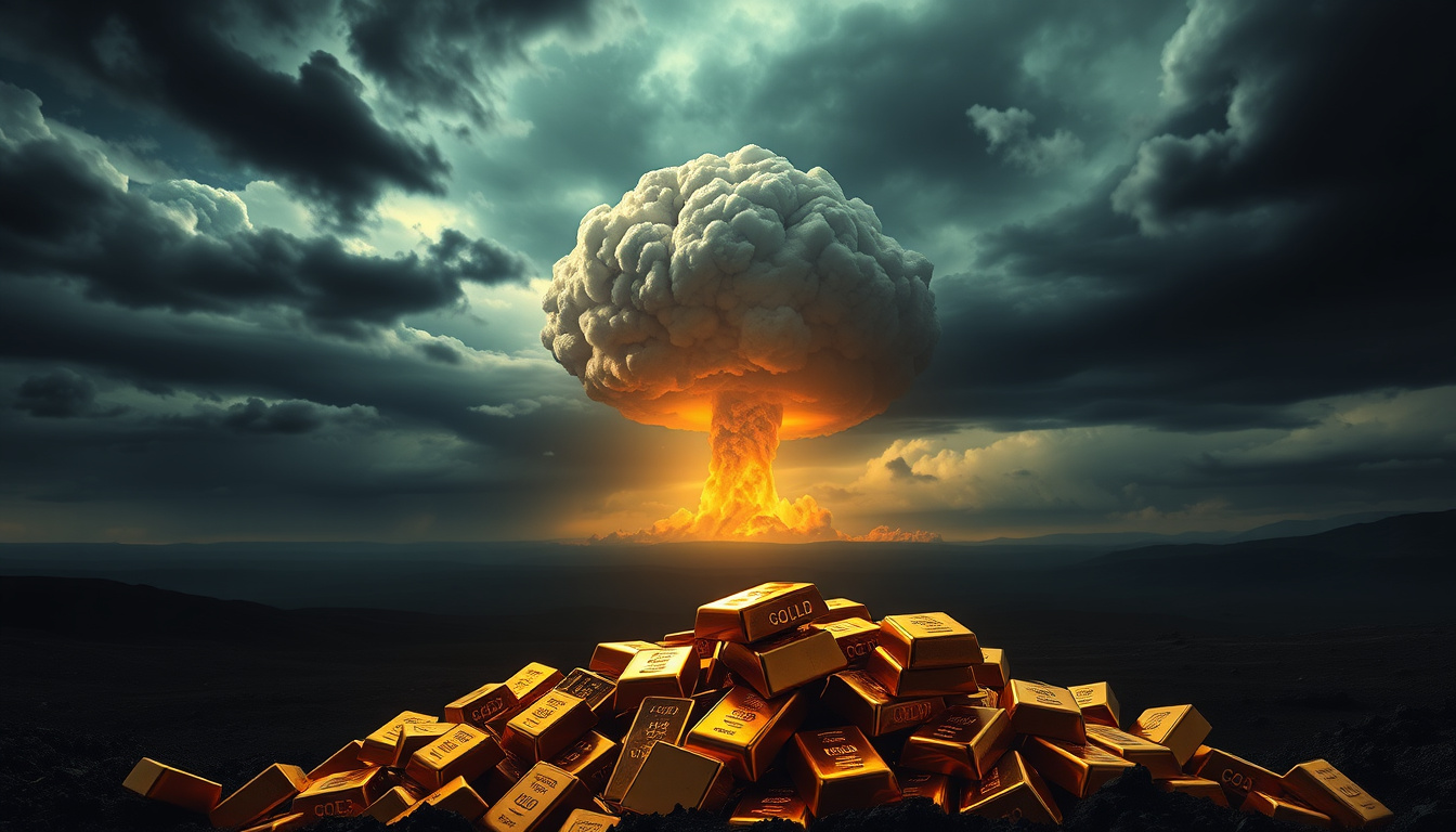 Impending Crisis: Armstrong Predicts 100% Chance of Nuclear War and Rising Gold Prices Amid Geopolitical Tensions