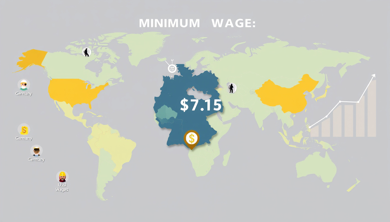 Global Minimum Wage Rankings 2024: Germany Tops the Chart at $17.15—What About the U.S.?