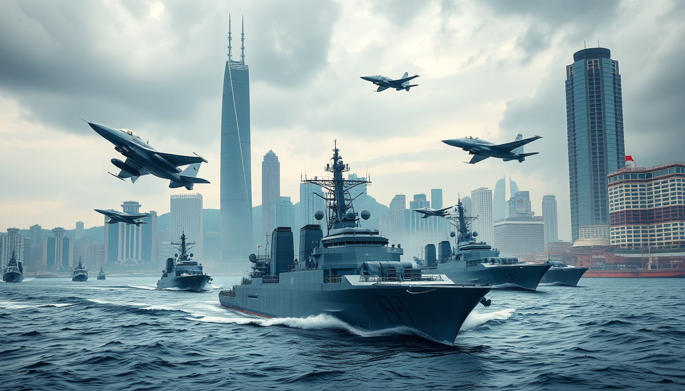 China's 'Justice Mission-2025': Military Exercises Heighten Tensions Around Taiwan Amid Record Market Performance