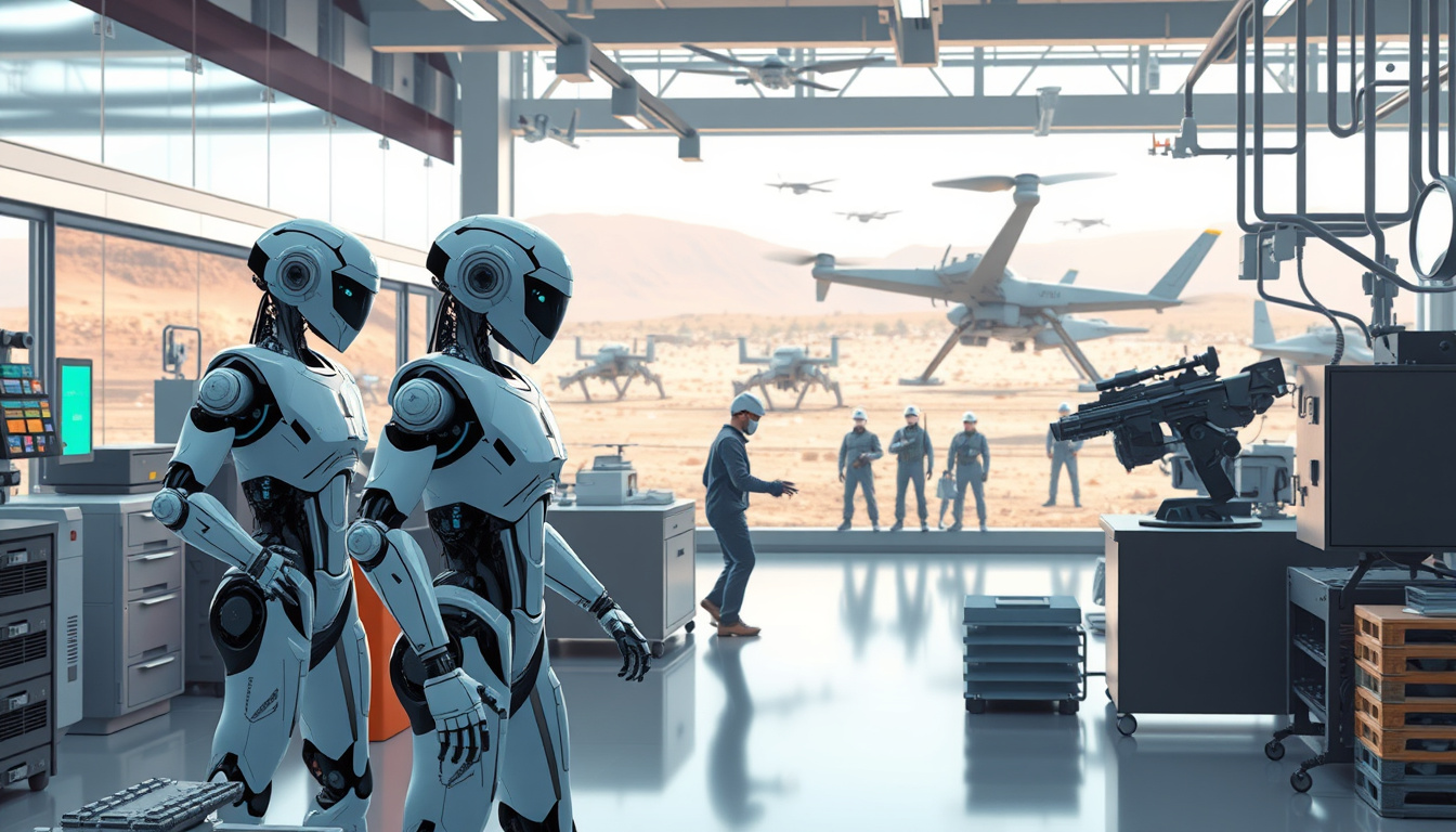 The Rise of Autonomous Humanoid Robots: Transforming Manufacturing and Military Landscapes