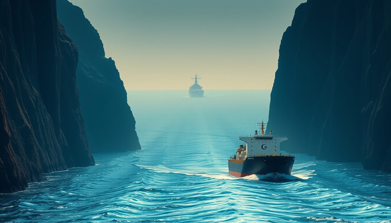 Navigating Tensions: Qatari LNG Tanker's Journey Through the Strait of Hormuz Amidst U.S.-Iran Conflict