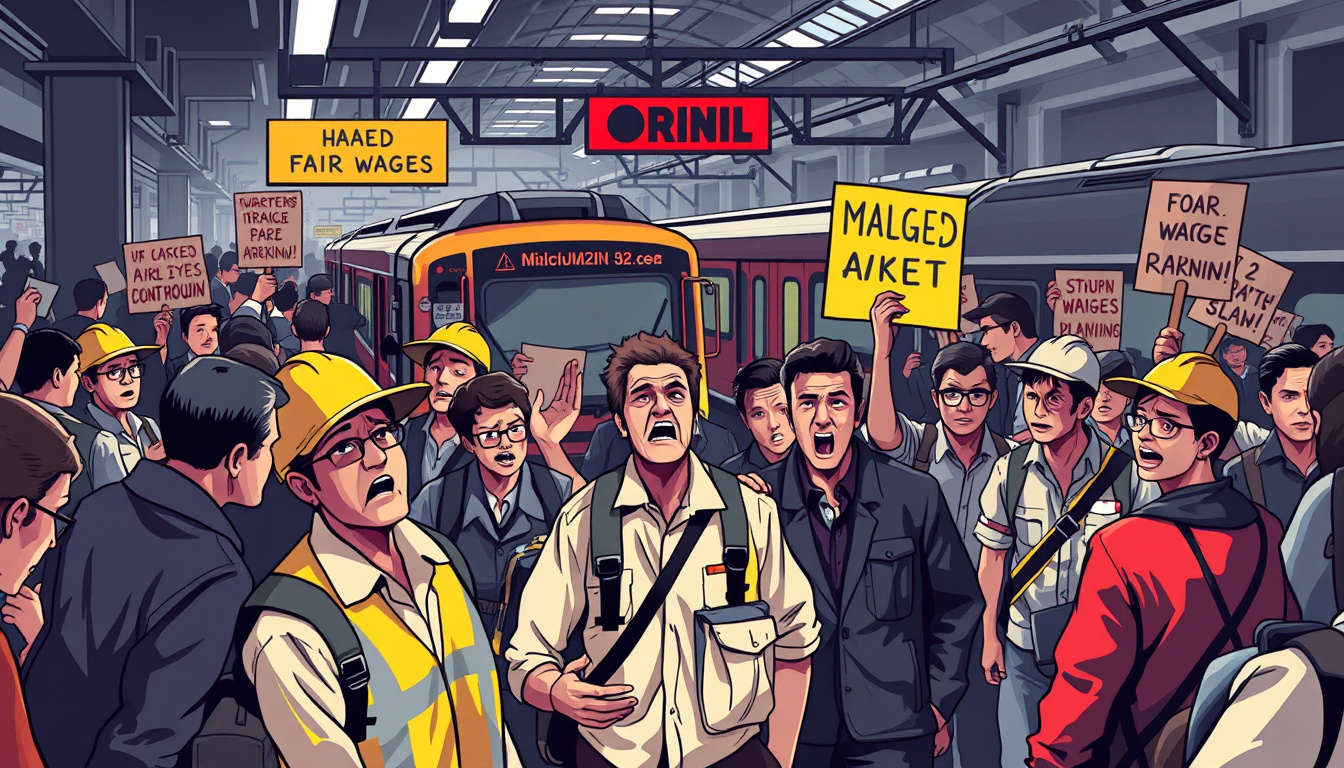LIRR Strike Crisis: Commuter Chaos as Workers Demand Fair Wages Amid Negotiation Standstill