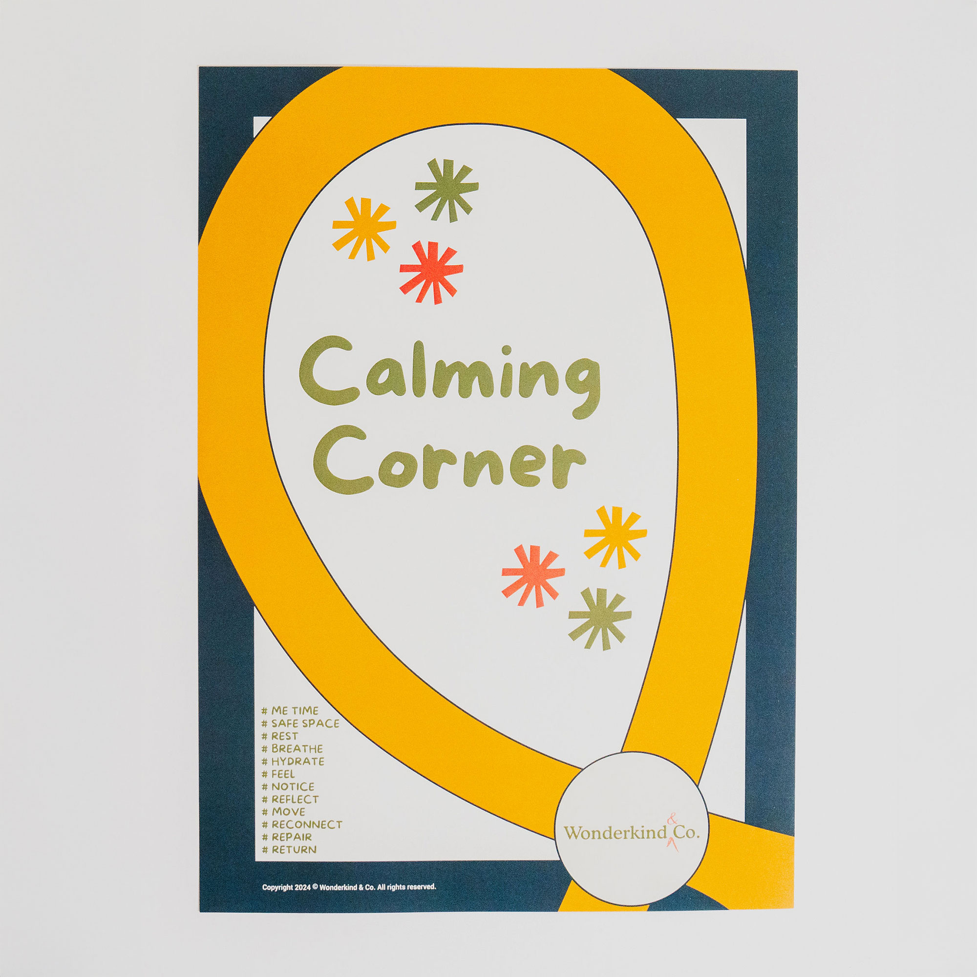 Calming Corner A3 Poster