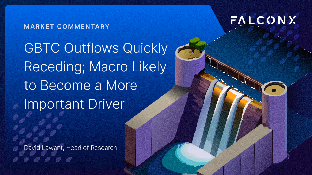 GBTC Outflows Quickly Receding; Macro Likely to Become a More Important Driver