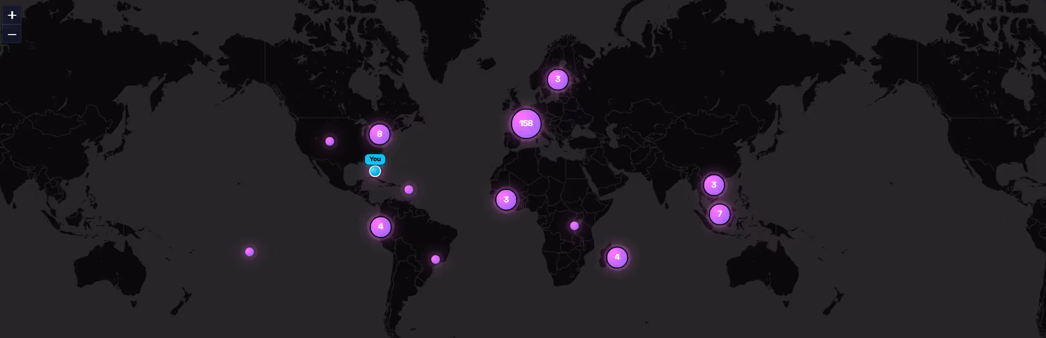Toolscale VIP members networking map