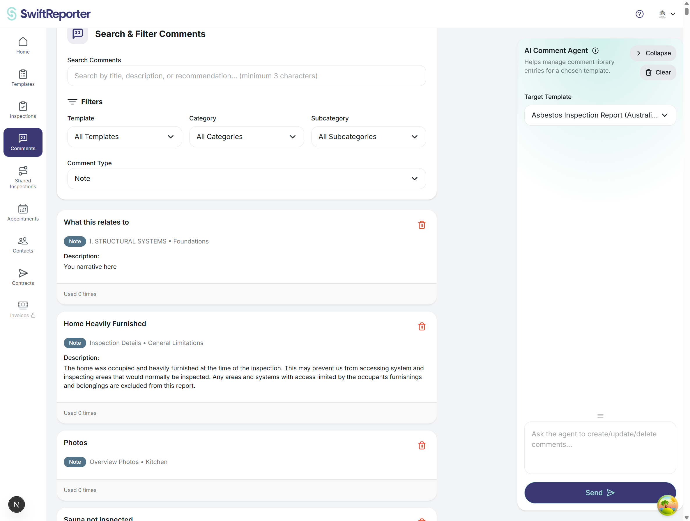 Notes library overview