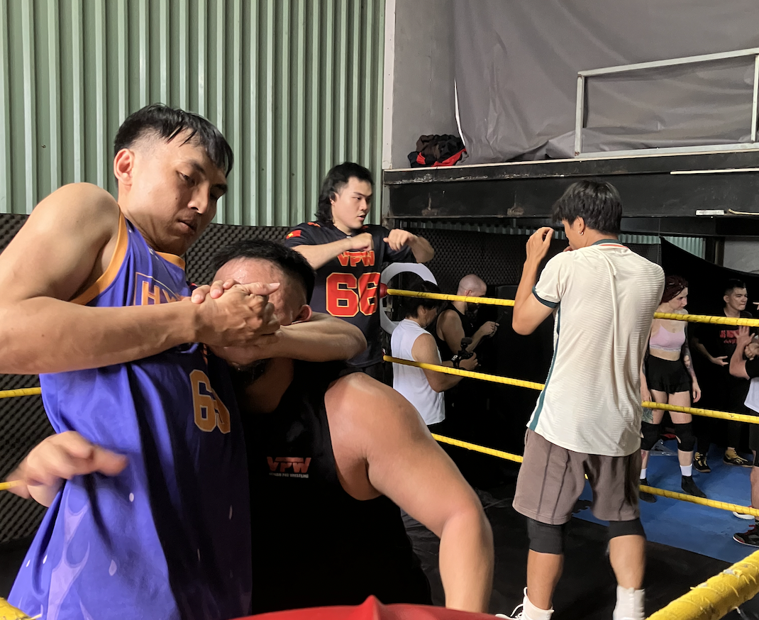 VPW Academy in-ring wrestling training