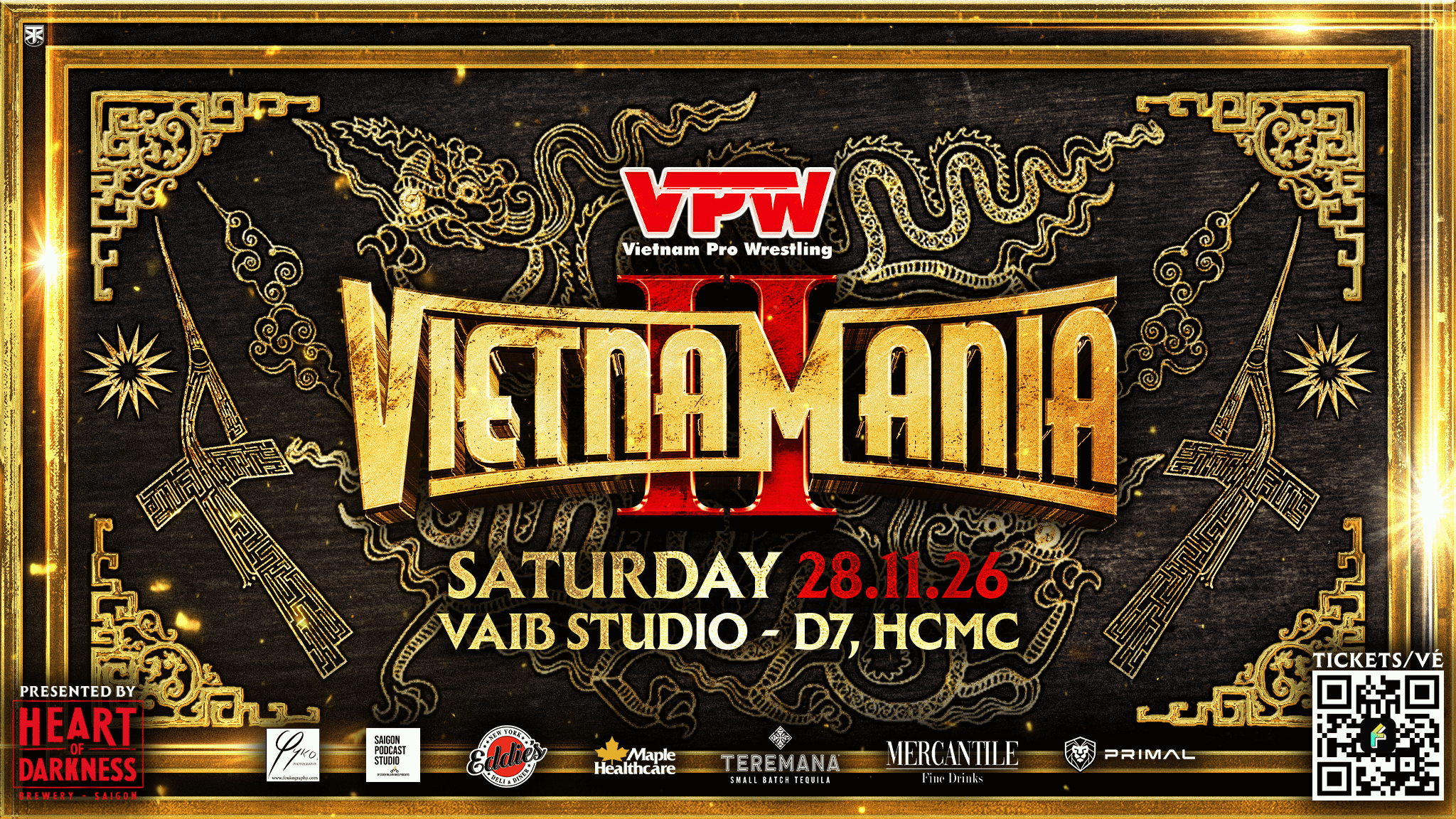 VIETNAMANIA 2 – Vietnam Pro Wrestling, November 28, 2026