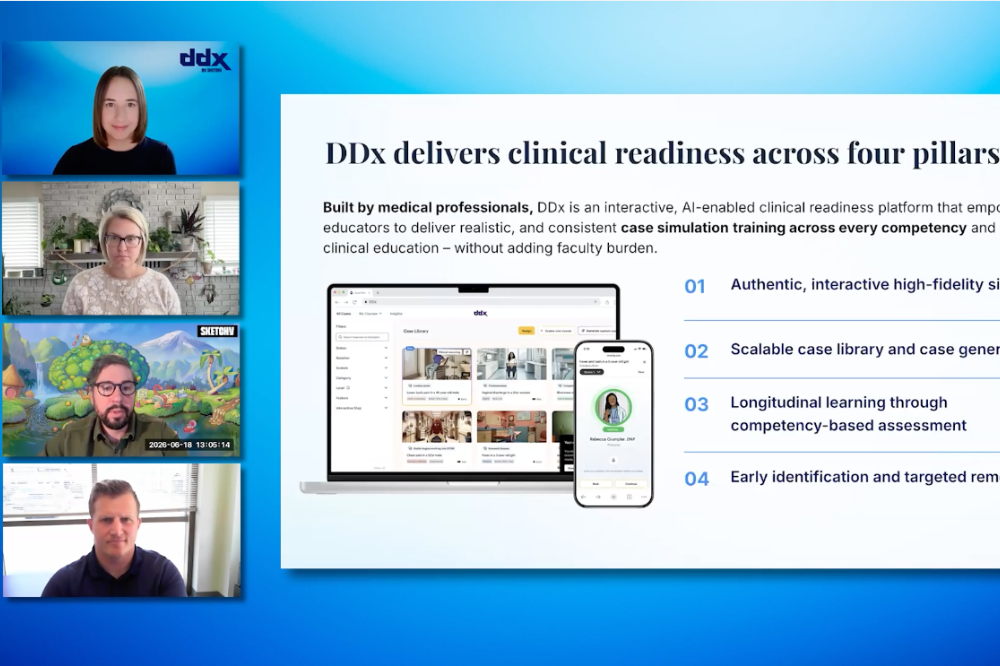 AI-enabled simulation in medical education: Early observations from implementations