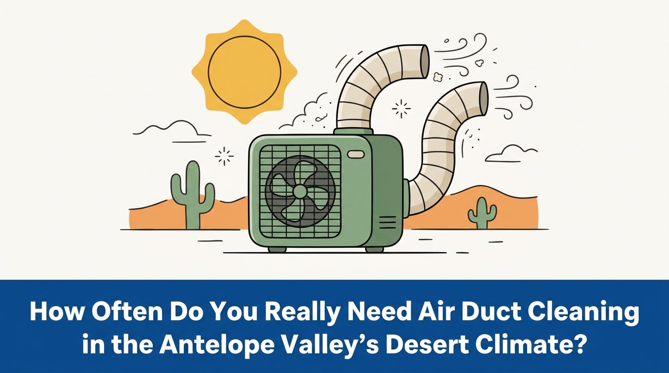 How Often Do You Really Need Air Duct Cleaning in the Antelope Valley's Desert Climate?