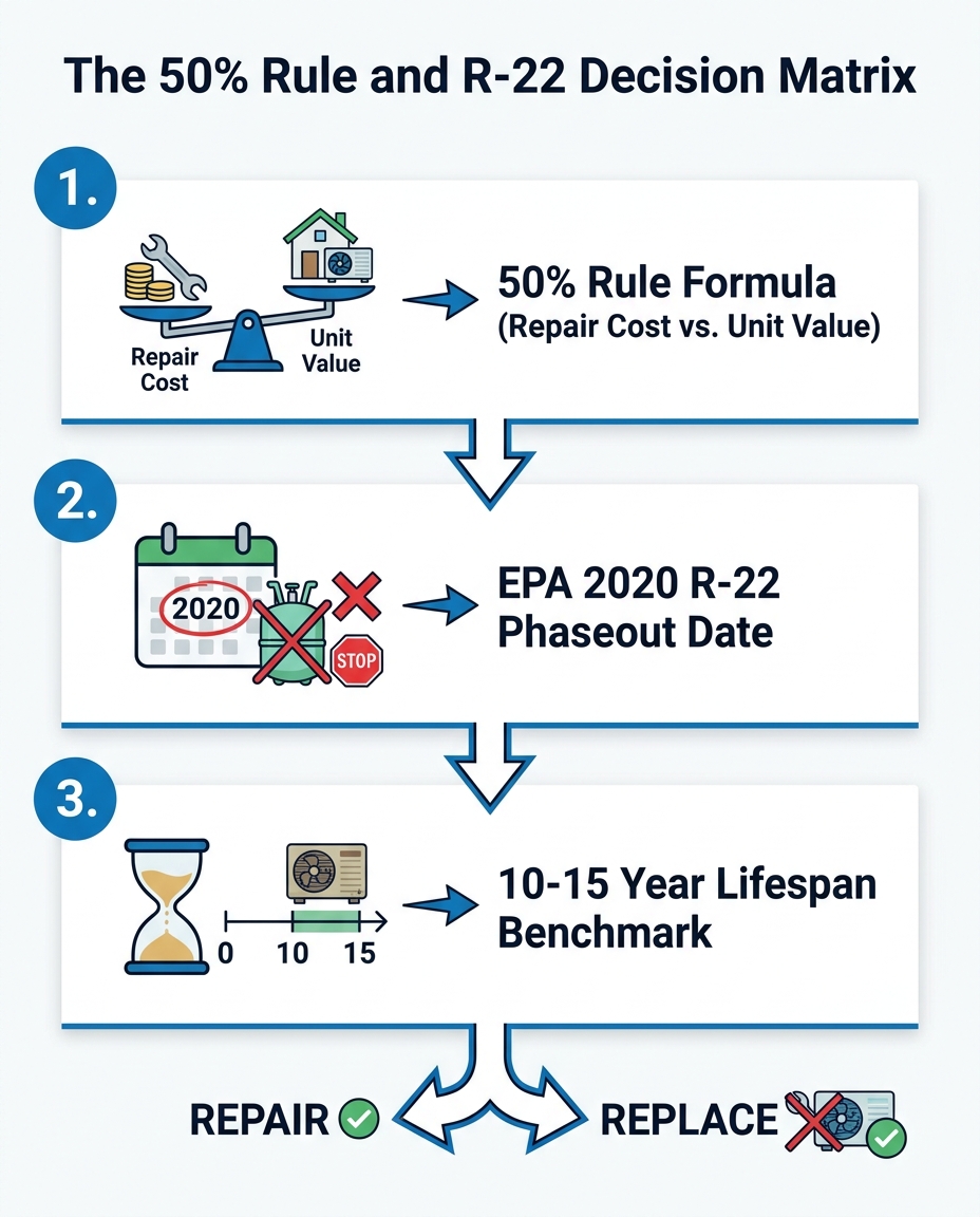 The 50% Rule and R-22 Decision Matrix