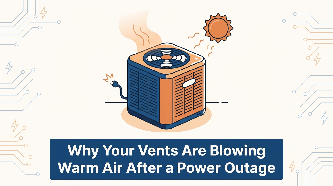 Why Your Vents Are Blowing Warm Air After a Power Outage