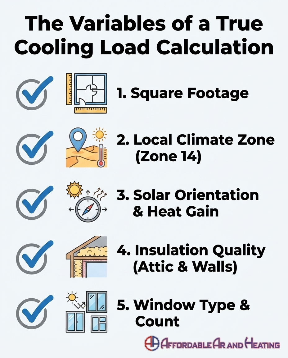 The Variables of a True Cooling Load Calculation