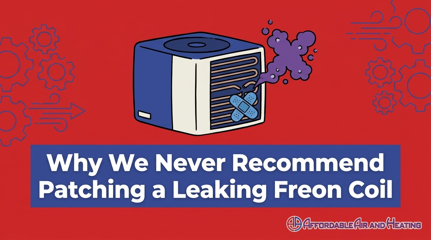 Why We Never Recommend Patching a Leaking Freon Coil
