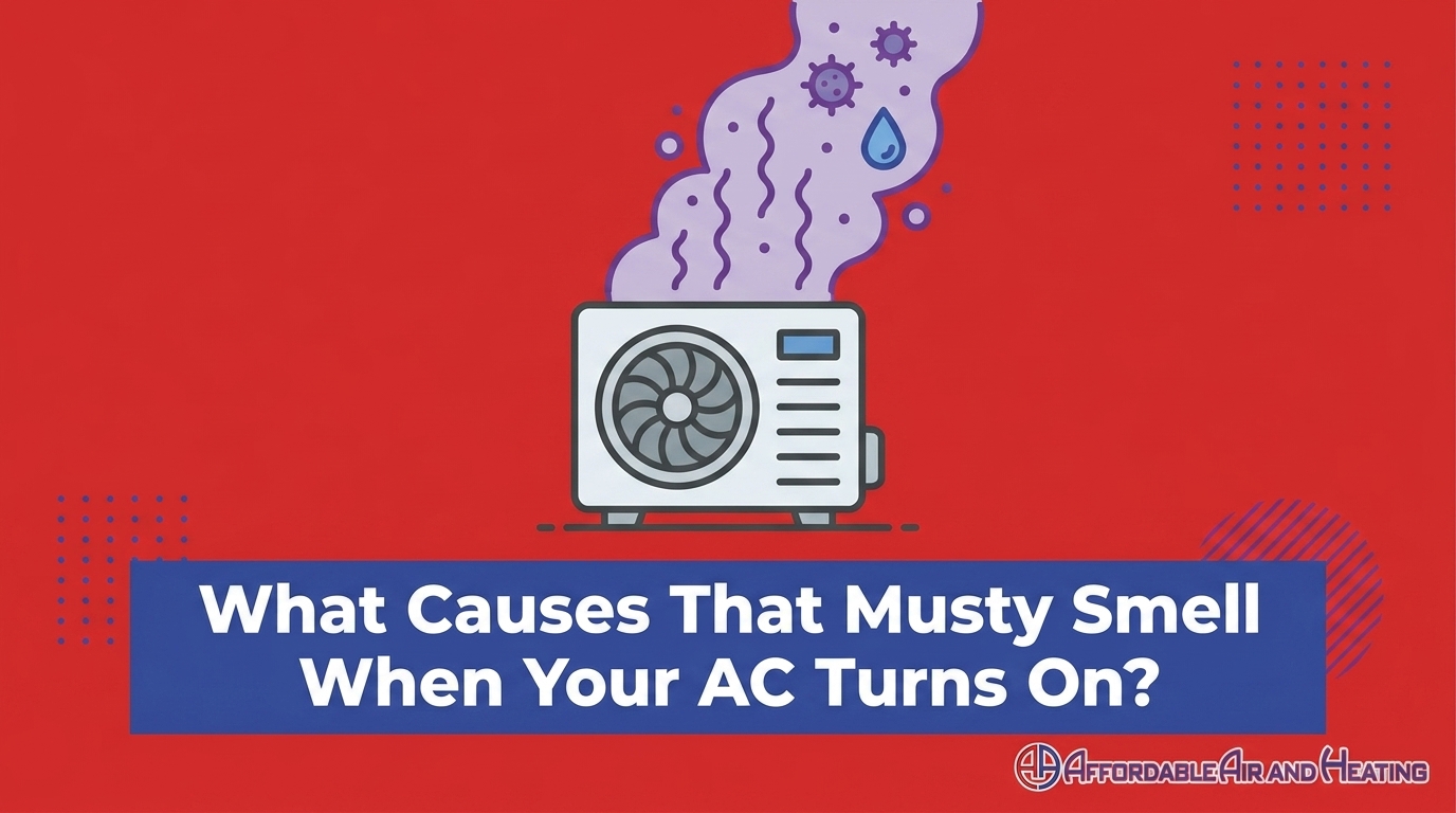 What Causes That Musty Smell When Your AC Turns On