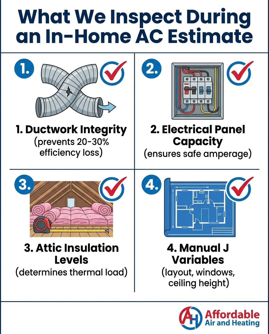 What We Inspect During an In-Home AC Estimate