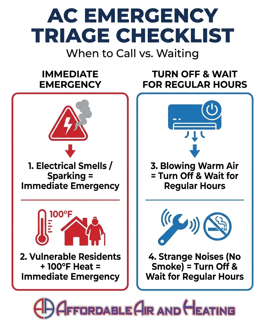 AC Emergency Triage Checklist