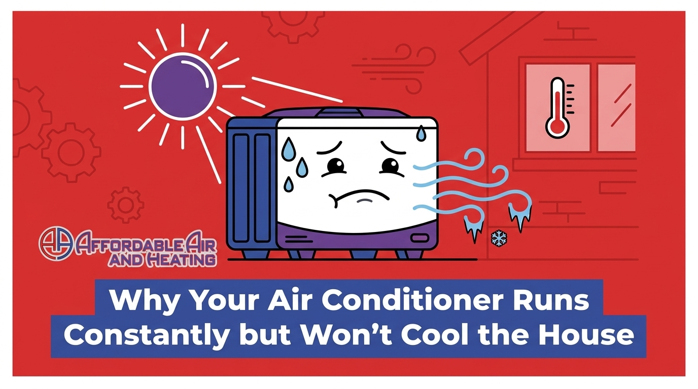 Why Your Air Conditioner Runs Constantly but Won't Cool the House