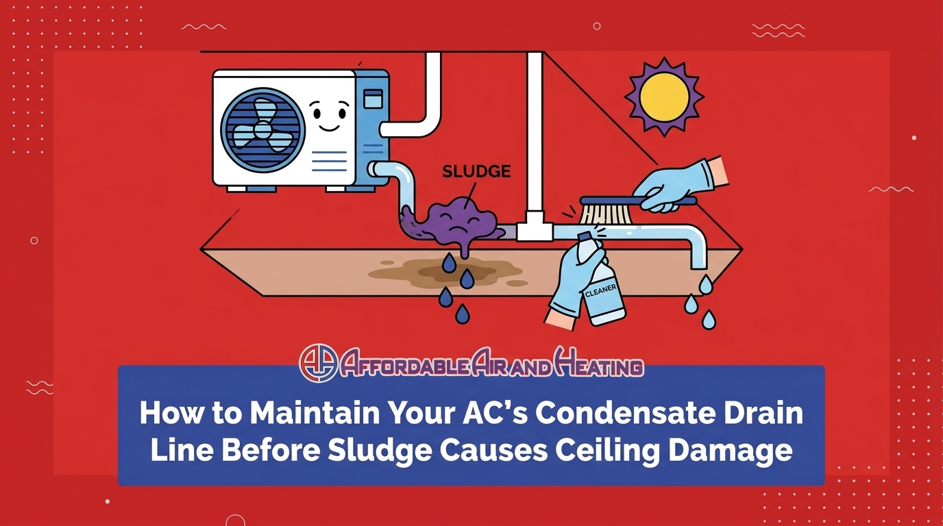 How to Maintain Your AC's Condensate Drain Line