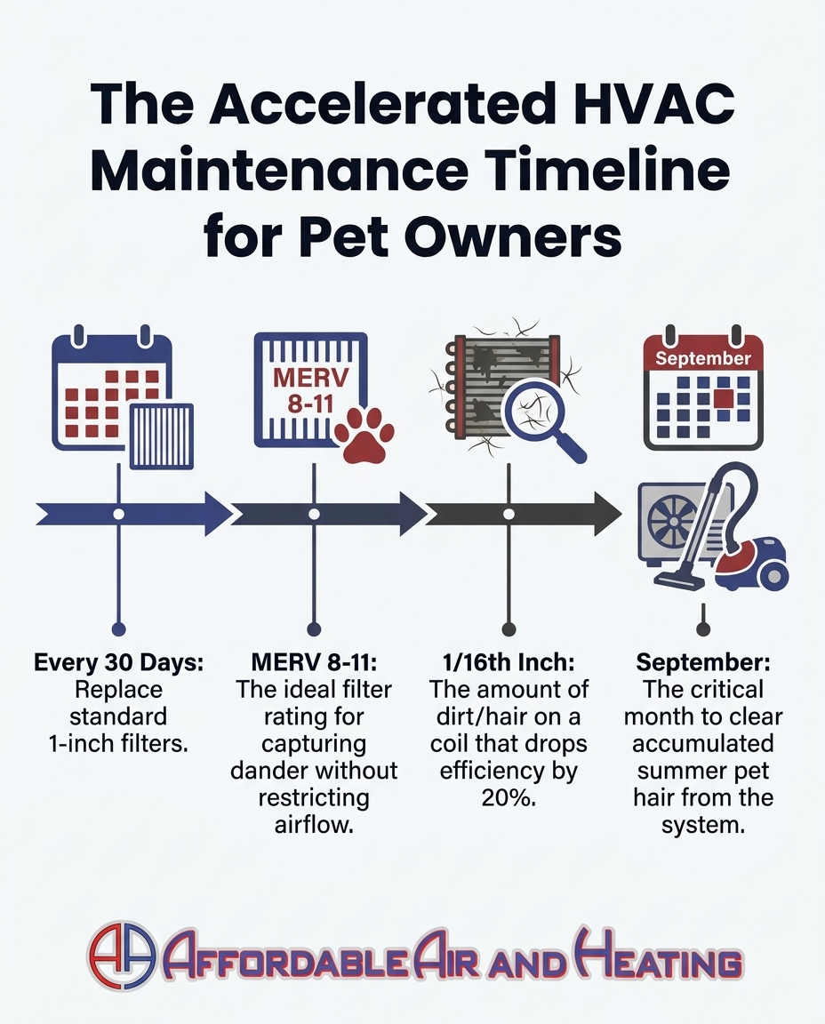 The Accelerated HVAC Maintenance Timeline for Pet Owners