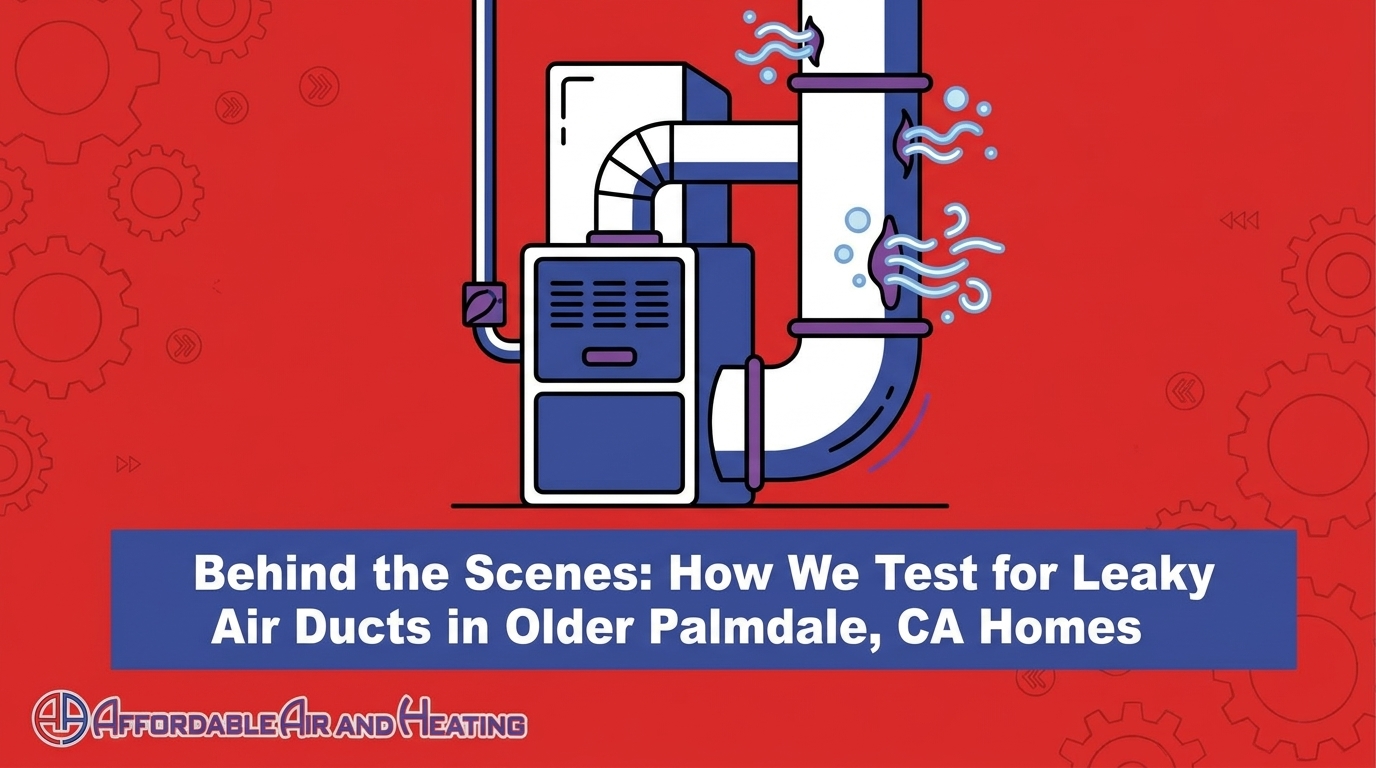 How We Test for Leaky Air Ducts in Older Palmdale Homes