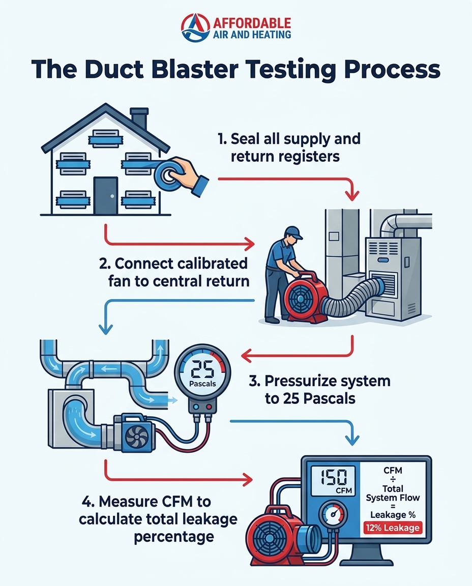 The Duct Blaster Testing Process