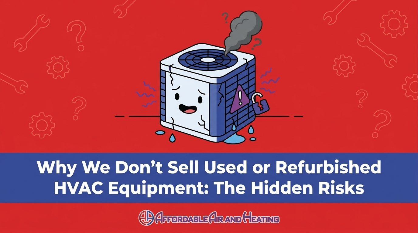 Why We Don't Sell Used or Refurbished HVAC Equipment
