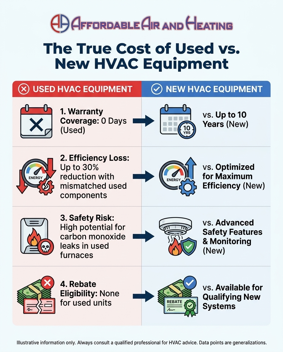 The True Cost of Used vs. New HVAC Equipment
