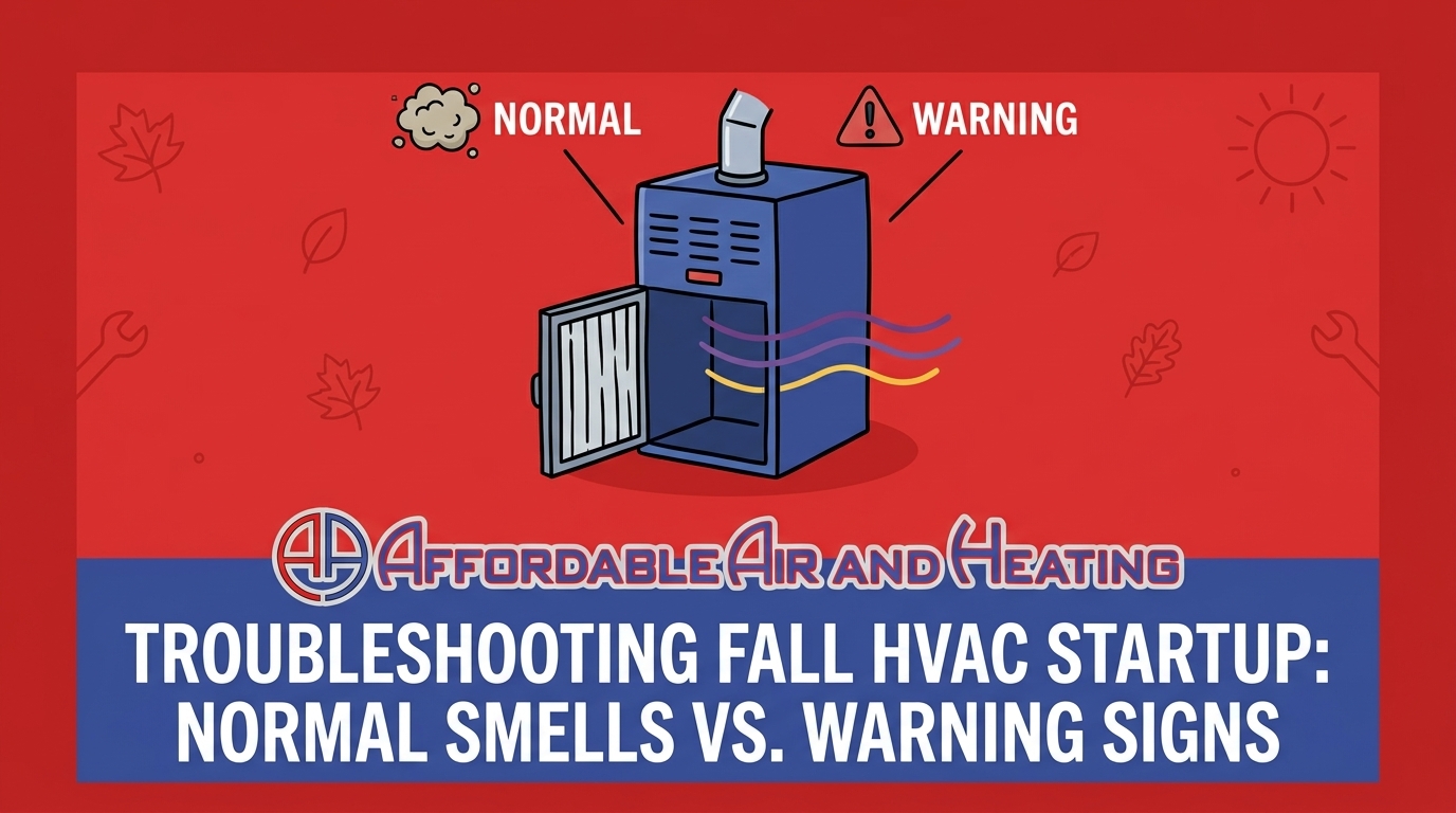 Troubleshooting Fall HVAC Startup: Normal Smells vs. Warning Signs
