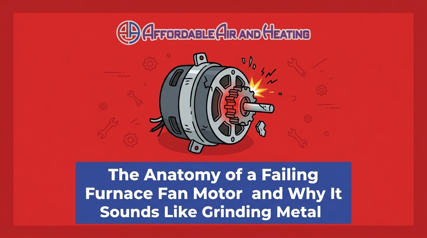 The Anatomy of a Failing Furnace Fan Motor and Why It Sounds Like Grinding Metal