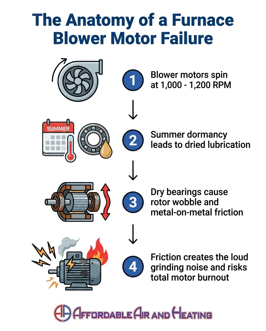 The Anatomy of a Furnace Blower Motor Failure